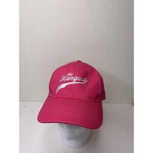 The Hangout Gulf Shores Alabama Pub Bar Hat Cap Pink New Flawed